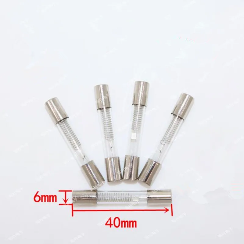 100pcs Microwave Oven High Voltage Fuse 6x40 6*40mm 600ma 750ma 800mA 850ma 900ma 5kV 1A 0.6A 0.65A 0.7A 0.75A 0.8A 0.85A 0.9A