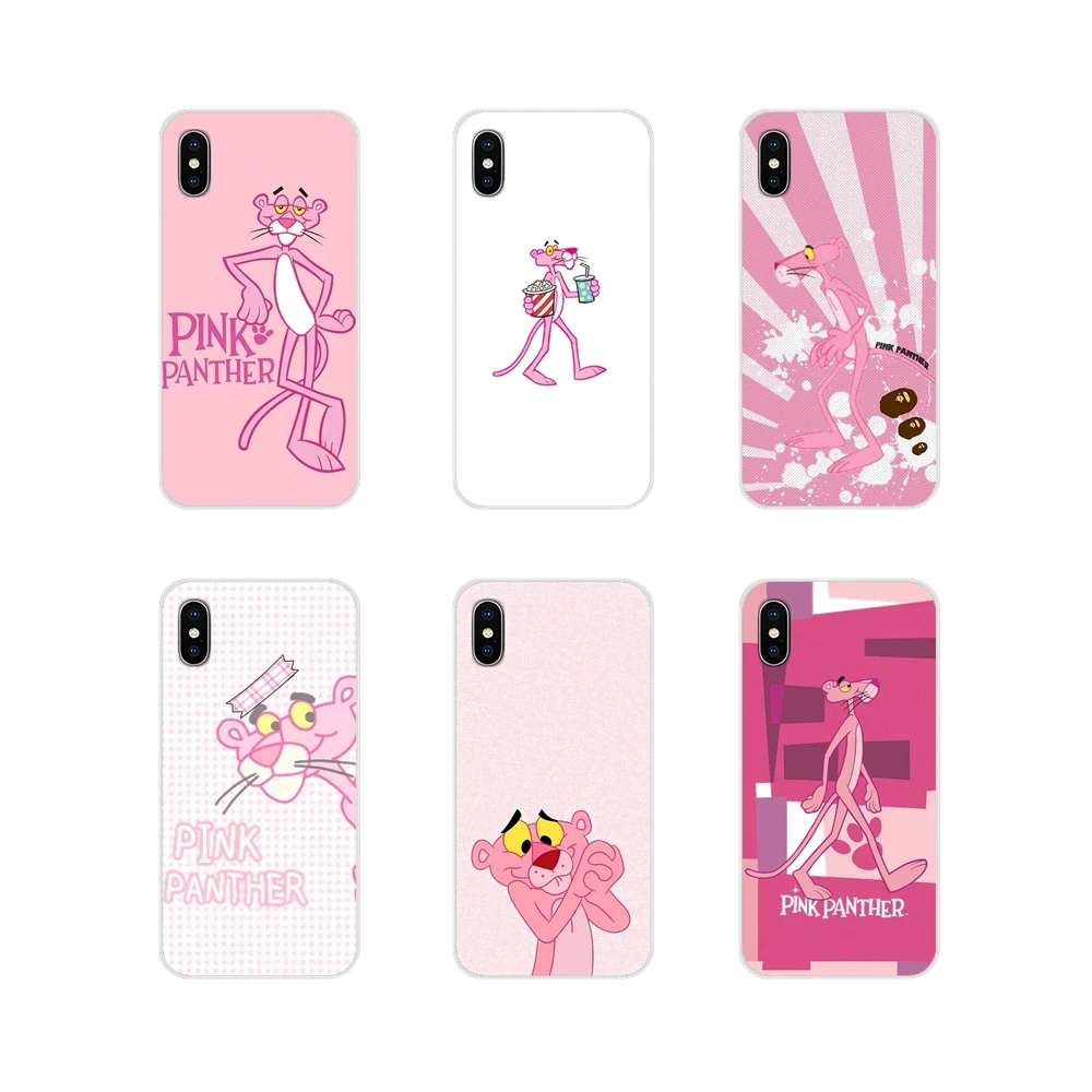 Корейская Розовая пантера для Apple iPhone X XR XS 11Pro MAX 4S 5C SE 6S 7 8 Plus ipod touch 5 6 аксессуары