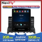 Автомагнитола 2DIN, Android 9,7, с аудиопроигрывателем, GPS-навигацией, для Mercedes Benz C Class 3 W204 S204 2006-2011