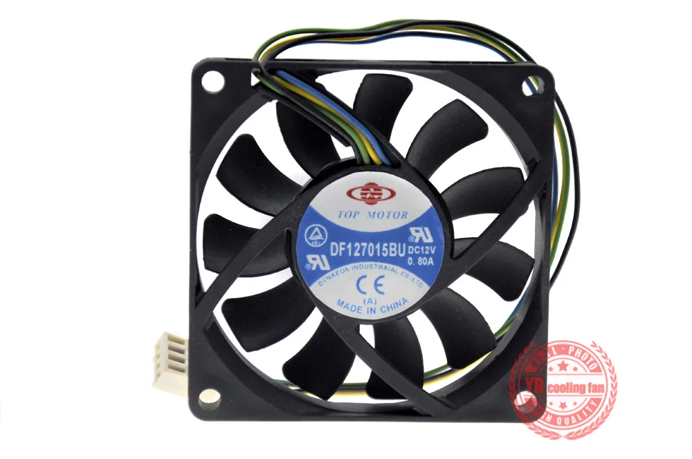 Новый верхний двигатель 7 см 7015 сервер 4 линии двойной шарикоподшипник DF127015BH 12 В