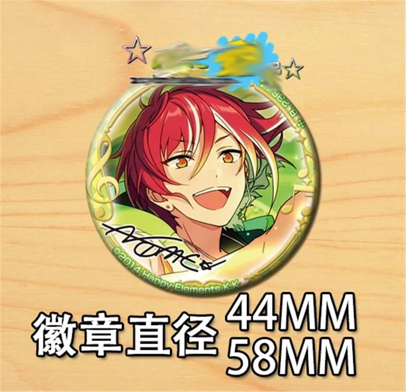 Аниме Ensemble Stars значки на рюкзак сумки коллекции Аксессуары Булавки значок