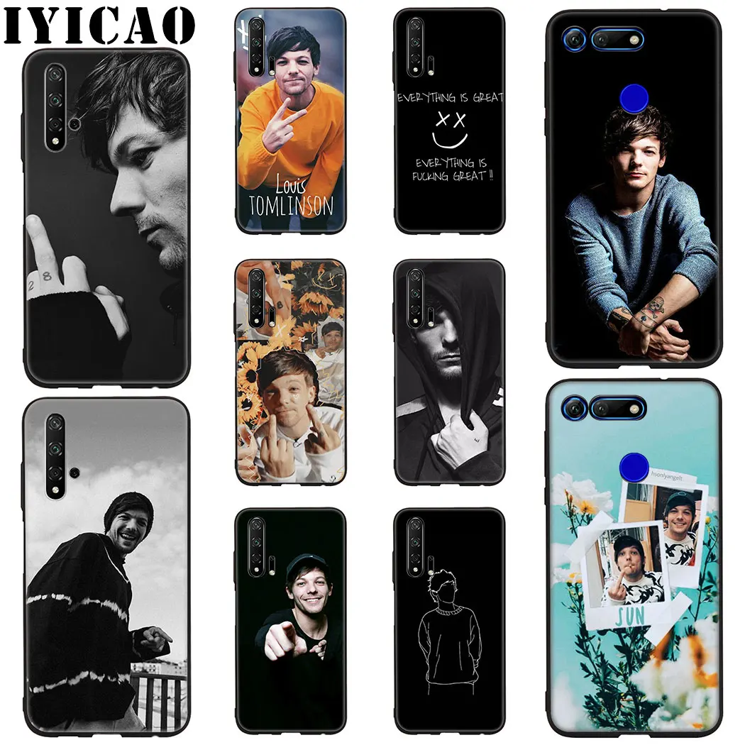Силиконовый мягкий чехол IYICAO Singer Louis Tomlinson для Honor View 20 8C 8X 8 9 10 Lite 6A 7C 7X 7A 9X Pro Note