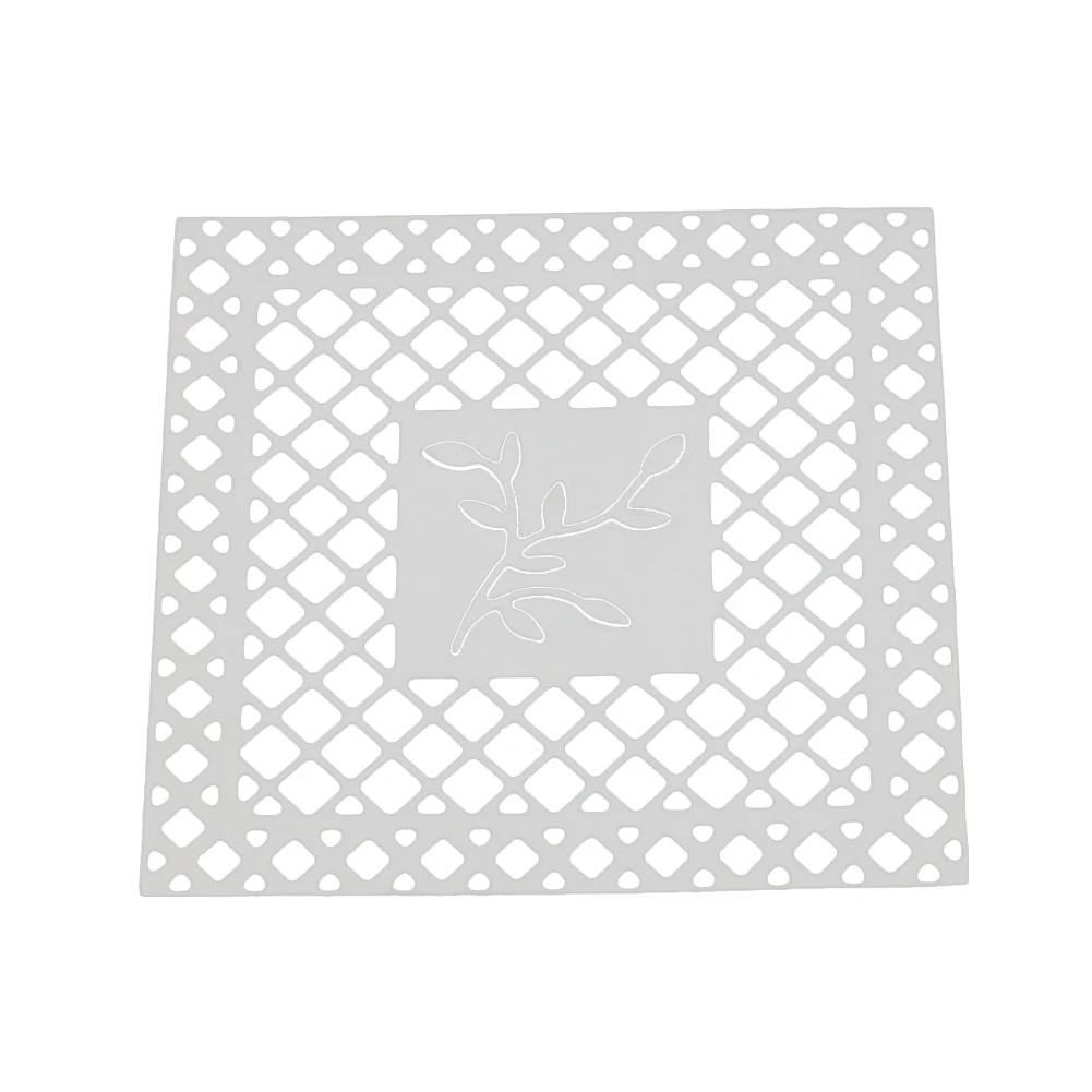 Сетка фон металлические Вырубные штампы пустотелая квадратная рамка трафареты