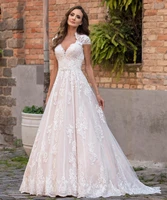 2021 vestido de noiva elegant a line sweetheart tulle lace appliques long formal wedding dresses new design bride dress