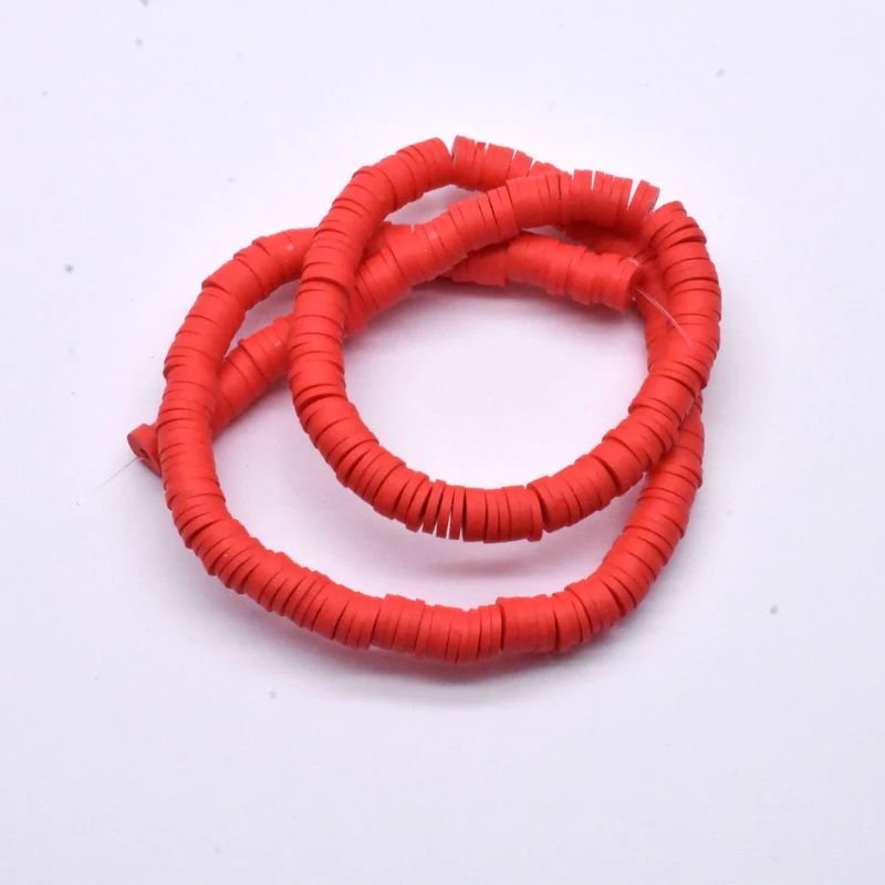 Глиняные бусины для ювелирных изделий сделай сам 1 нить 6 мм разноцветные и