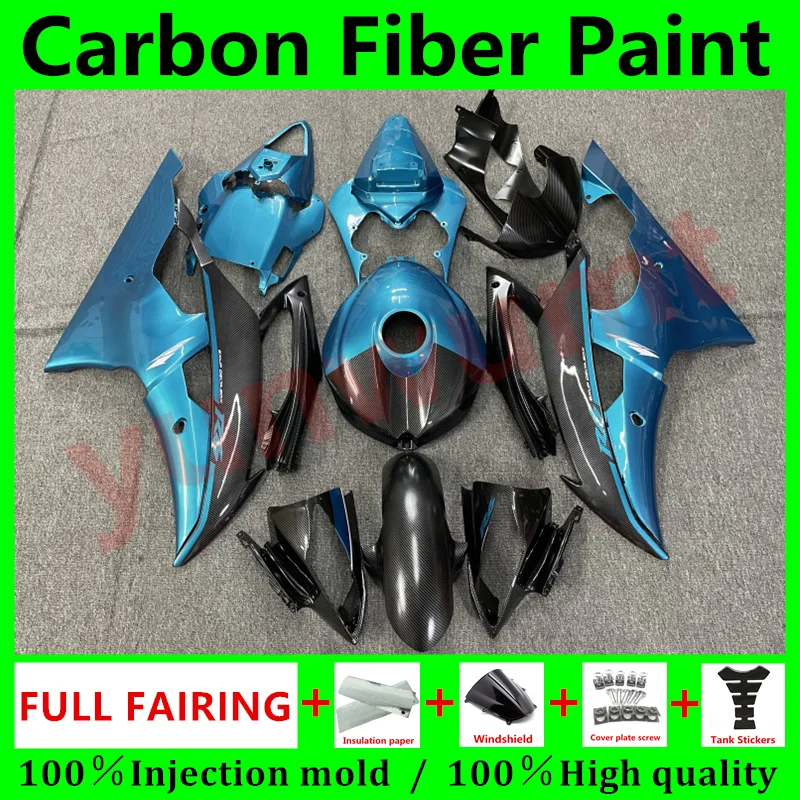 

Motorcycle Fairing + tank cover Kits For Yamaha YZF R6 2008 2009 10 2011 12 13 15 16 Fairings Bodywork R6 08 09 11 carbon fibre