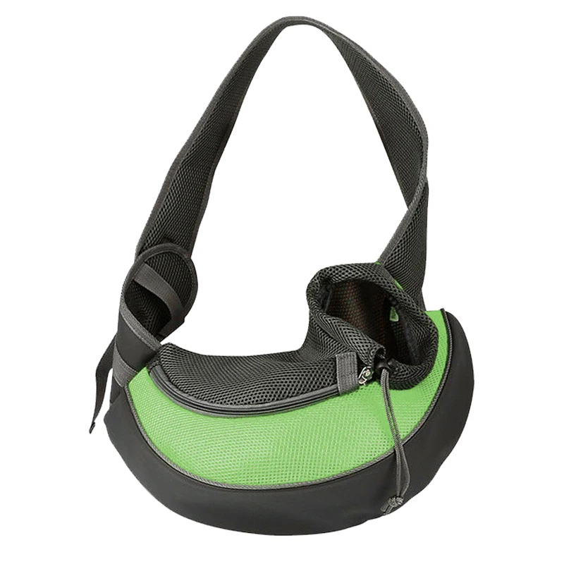 Green Pet Puppy Carrier S/M Открытый Путешествия собака сумка сетка Оксфорд один комфорт слинг Сумочка Сумка - Цвет: Green