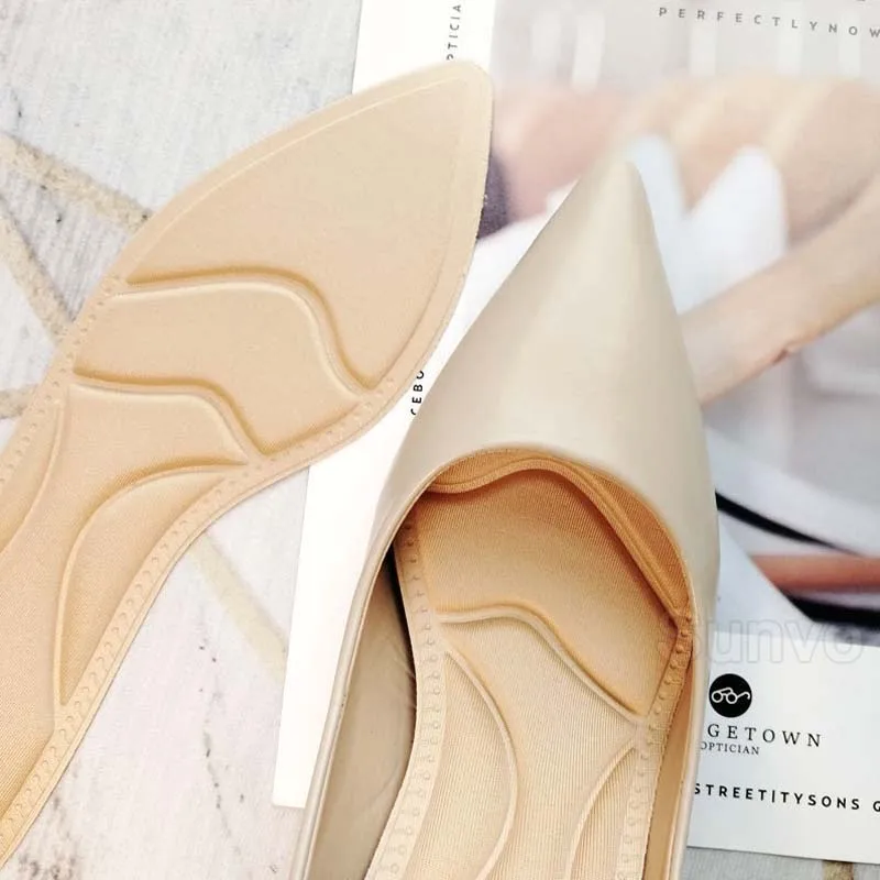 5D Soft Sponge Pointed High Heels Insole for Flat Foot Pain Relief Massage Arch Support Shoes Pads Heel Protector Insert Soles