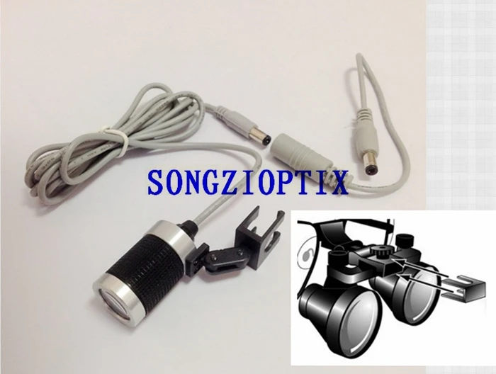 Songzi оптика 2.5X 3X 3.5X дополнительные Очки Зубные Хирургические лупы с SZ-2 высокой яркости фар