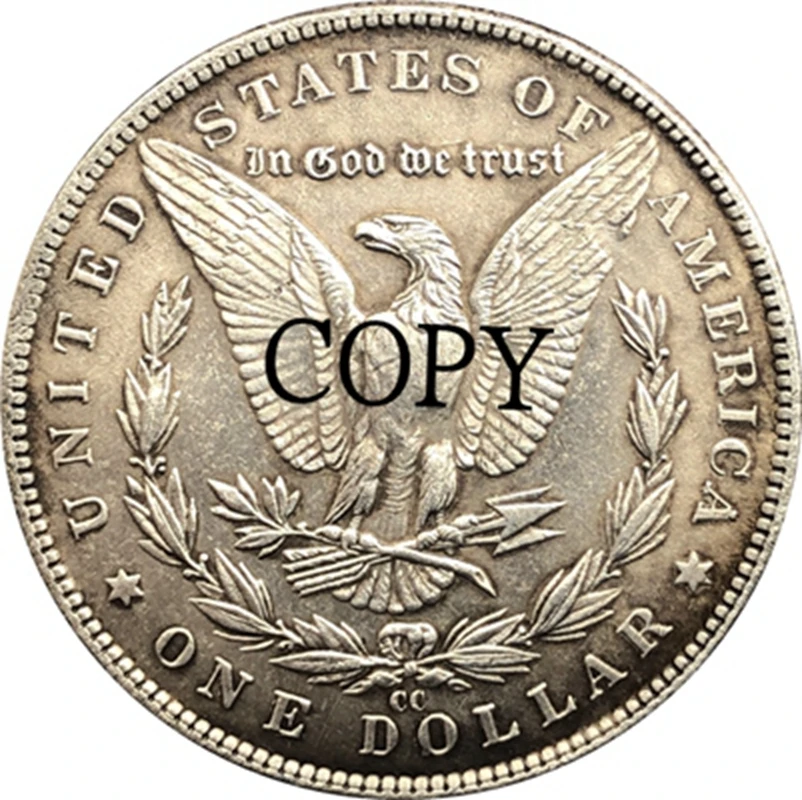 Hobo Nickel 1885 CC монета доллара США Моргана копия типа 126|Безвалютные монеты| |