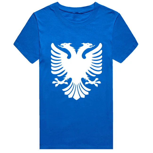 Albania Eagle футболка мужская мода принт Хип Хоп Футболка с круглым вырезом хлопок