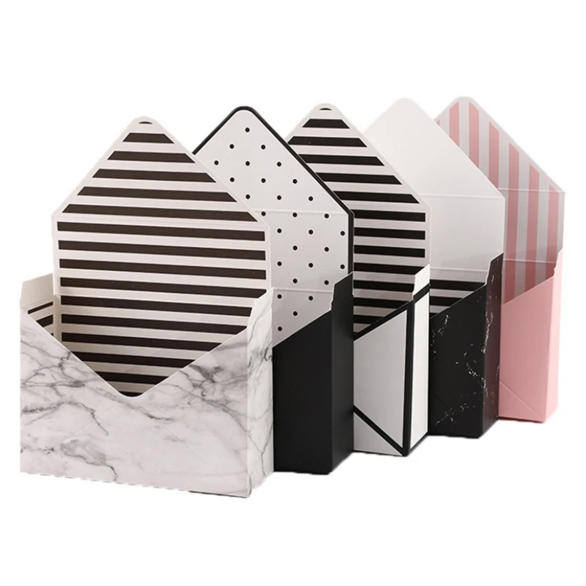 

Bouquet Flowers Gift Boxes Envelope Pattern Florist Vase Replacement Paper Box Wedding Candy Box Mothers Day Bridesmaids Gift
