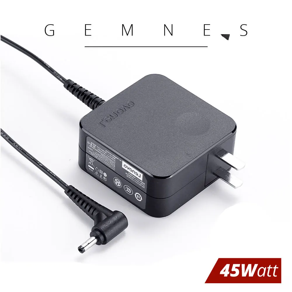 

45 Вт Зарядное устройство для ноутбука Lenovo Miix 520-12IKB ideapad 100S-14IBR 100-14IBD 310-14ISK 510S-13ISK 5A10H43625 US Plug 20V 2.25A