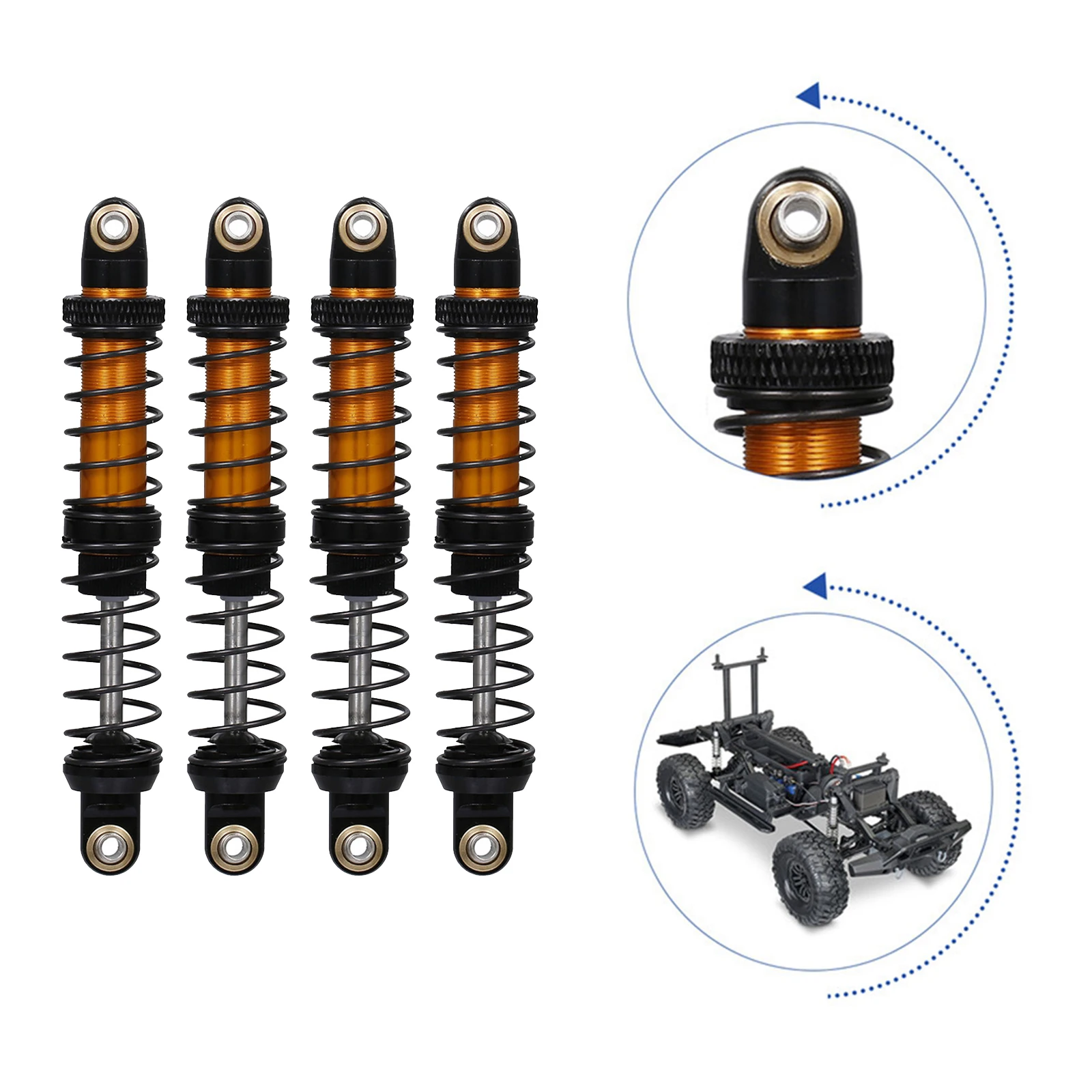 

RC Car Shock Absorber Oil Damper for Axial 90046 TRX4 TRX6 1/10 RC Car Parts