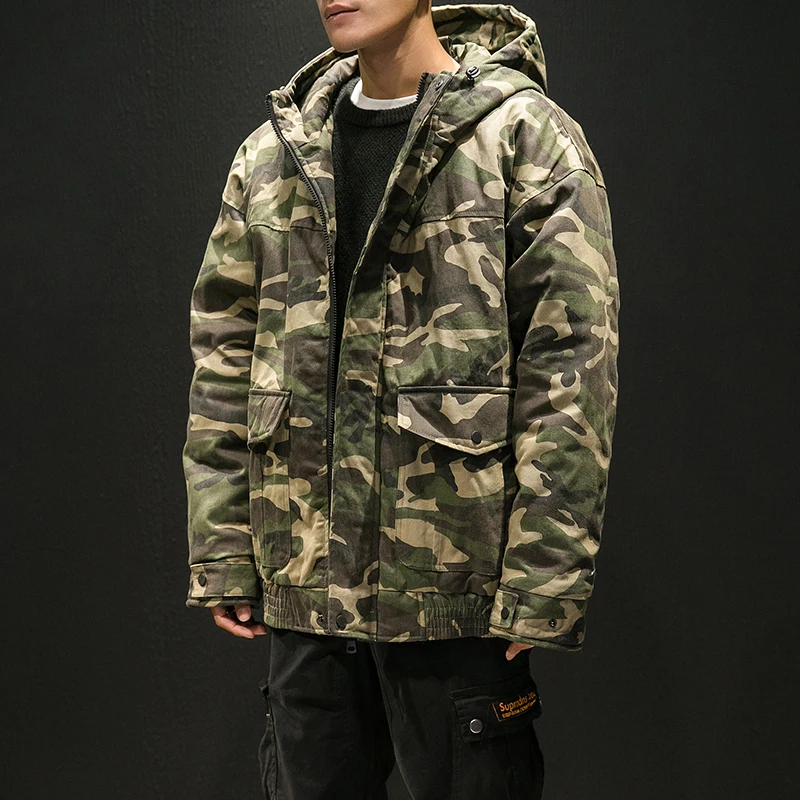 Парка мужские зимние куртки хлопковые Chaquetas Hombre камуфляжное пальто мужские s повседневные камуфляжные мужские куртки и пальто оптом