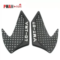 4 colour motorcycle tank traction pad side gas knee grip protector anti slip sticker for yamaha mt 07 mt07 motorcycle