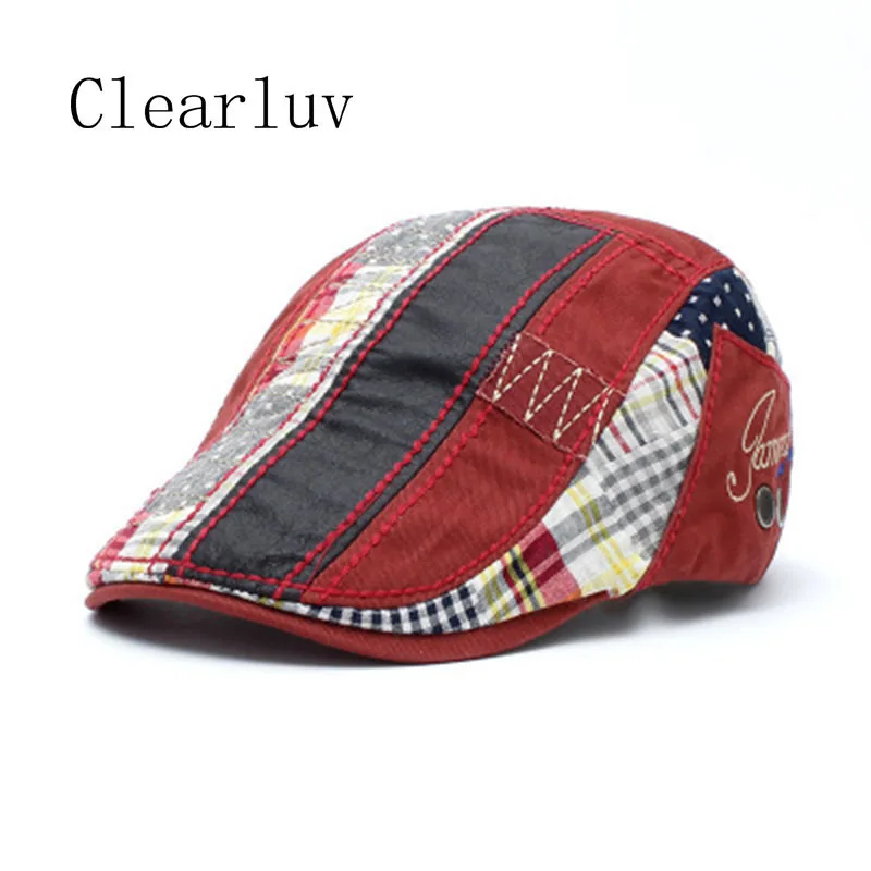 Новые весенне-летние хлопковые береты кепки для мужчин повседневные