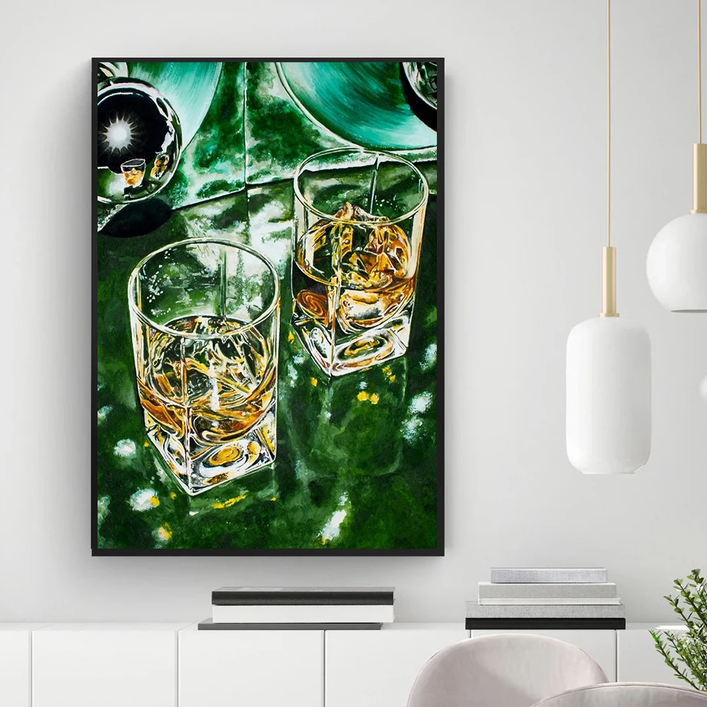 Красивый художественный ретро-постер с изображением девушки сидящей