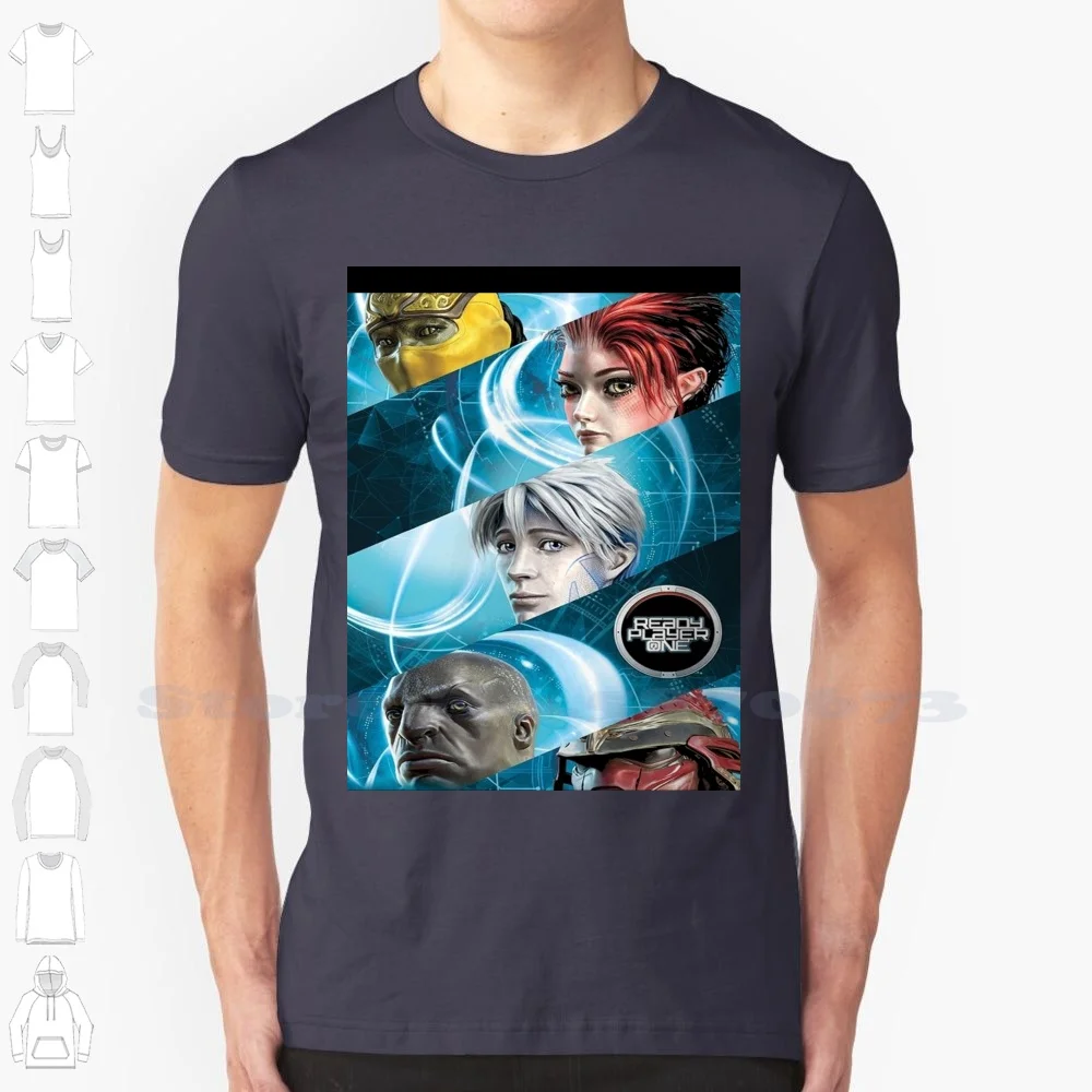 Модная Винтажная Футболка Ready Player One футболки приключения игры научные романы