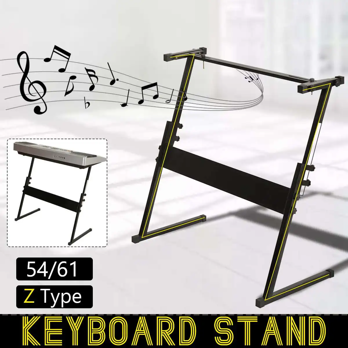 Электронная подставка для пианино регулируемый z тип 54 61 железная стойка ключей