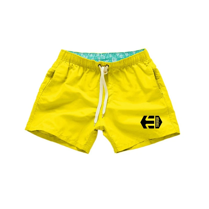 

Men Summer Casual Shorts Quick Drying Fitness Short Beach Shorts Men Women Boardshorts Elastic Waist Solid gym Clothing 2021