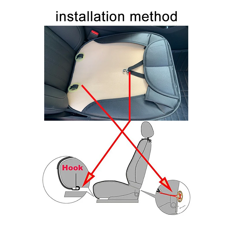 Универсальные подушки для автомобильных сидений из искусственной кожи