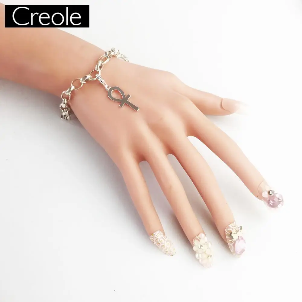 Шарм-подвеска женский из серебра 2018 пробы крест жизни 925 | Украшения и аксессуары