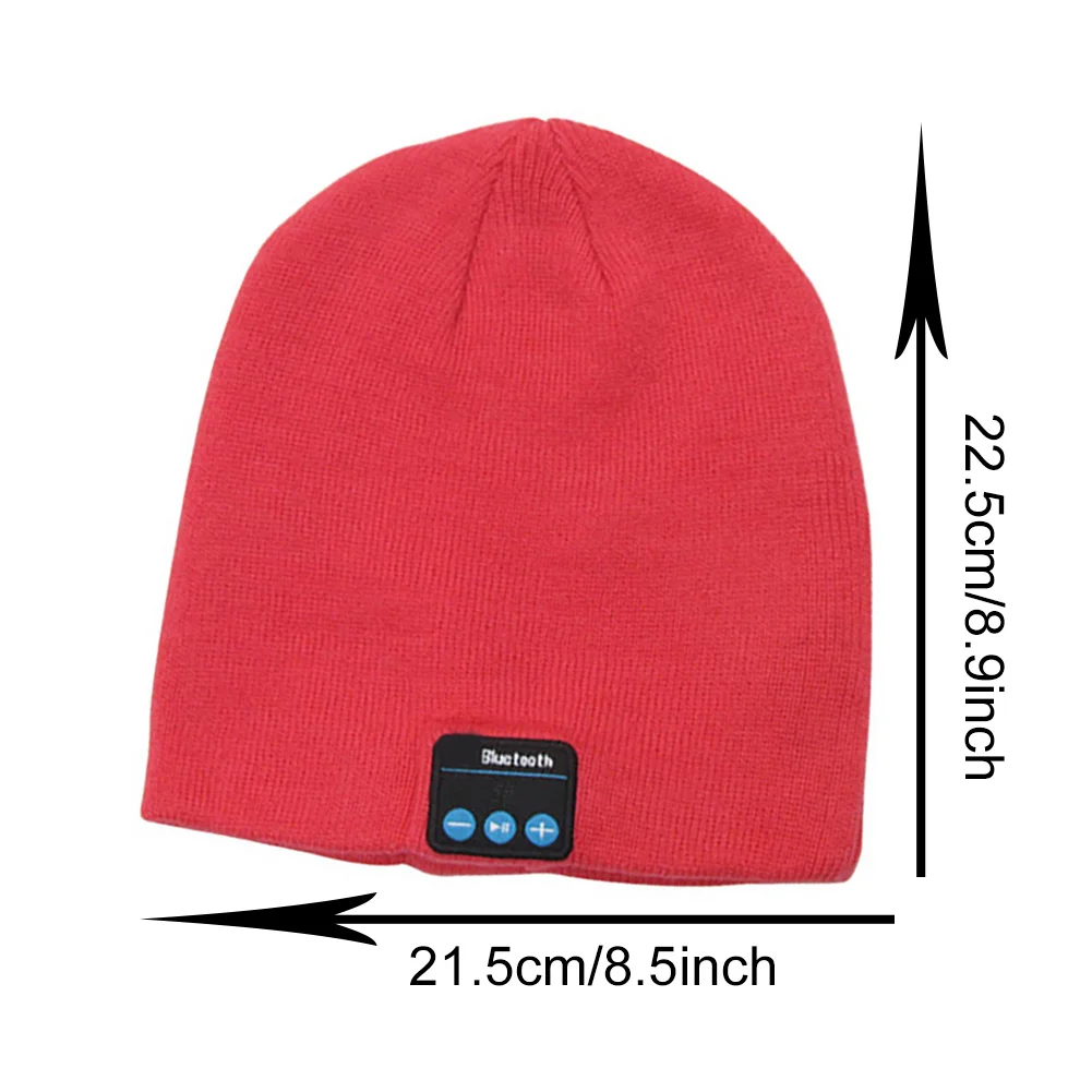 

Bluetooth Earphone Music Knitted Hat Winter Wireless Unisex Beanie Cap Headset