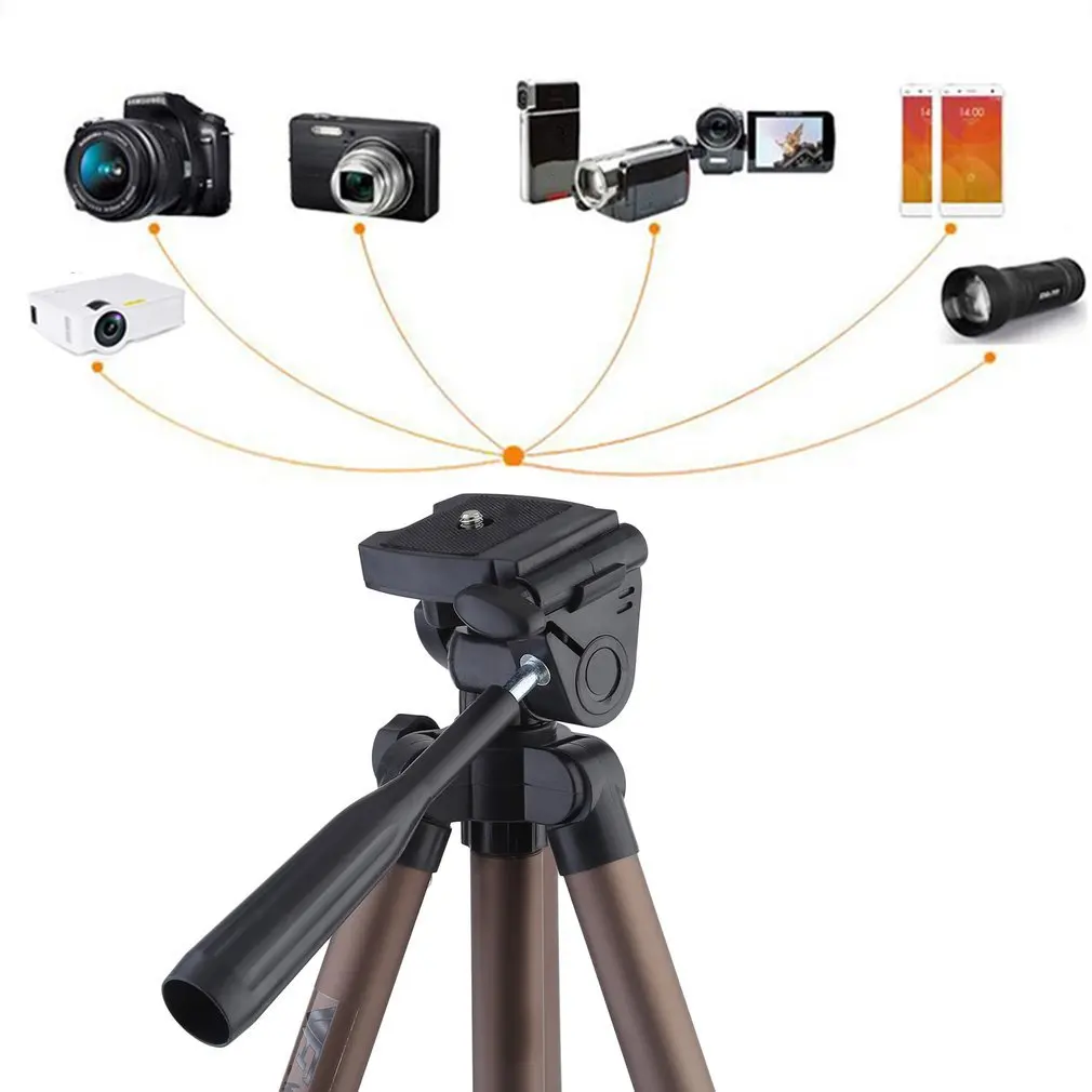 WT3130 Алюминиевый сплав штатив для камеры с коромыслом Canon Nikon sony DSLR s видеокамеры