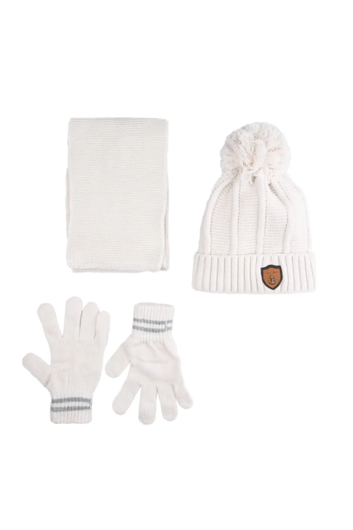 

Набор из шапки и перчаток для официанта 9-15 лет 3 шт. Набор мужских K2180 07Ack _ бежевый