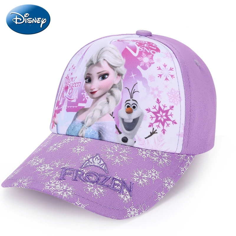 Disney Frozen 2 шляпа Принцесса Анна шапка Эльзы для маленьких детей шапки уличная одежда хлопок Регулируемая дышащая шапочка для маленьких девочек