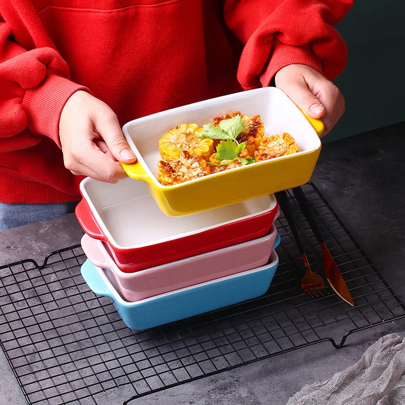 Прямоугольная стандартная чаша для выпечки в духовке |