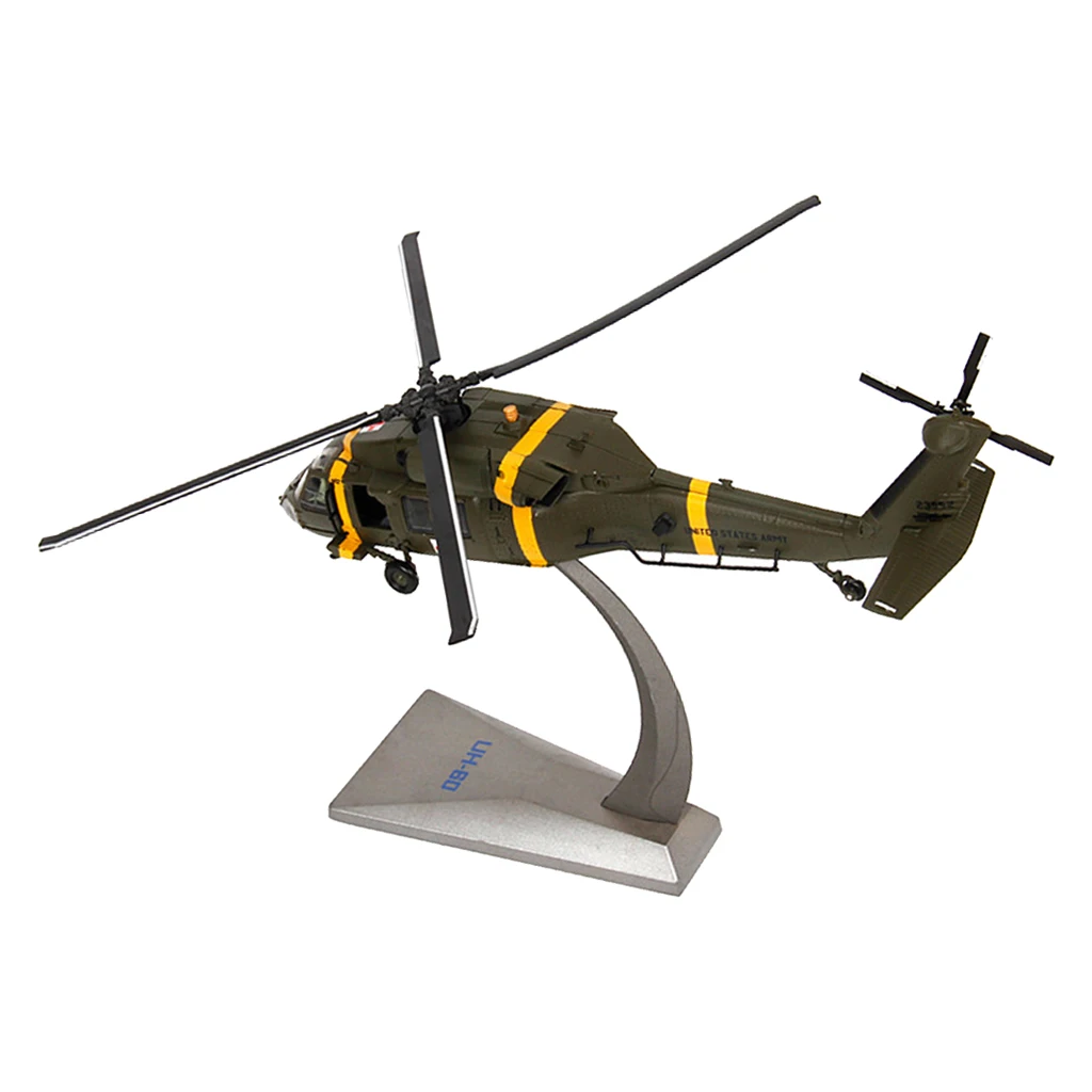 MagiDeal 1:72 Масштаб UH 60 вертолет Литой Сплав модель самолета|Наборы для сборки
