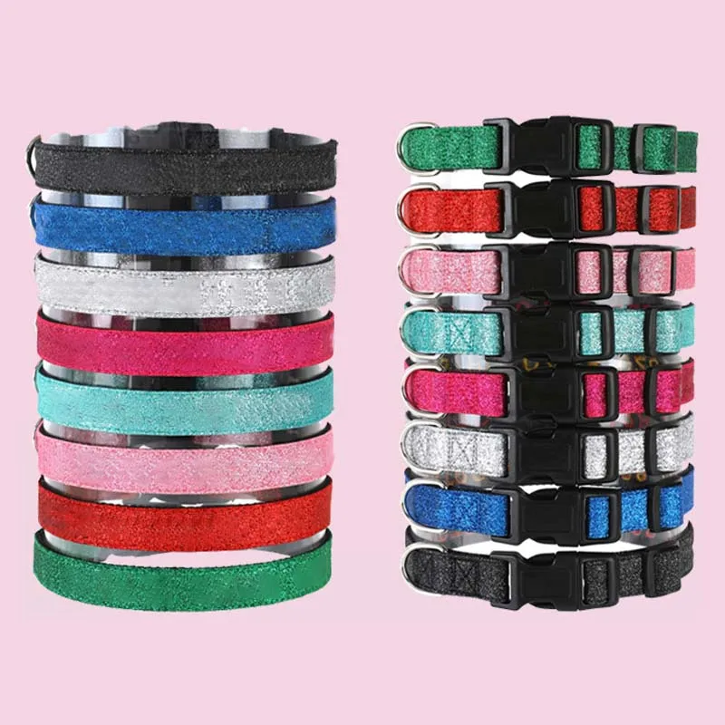 

Ошейник для домашних животных, нейлоновый Светоотражающий ошейник, защита от потери, для маленьких, средних и больших собак