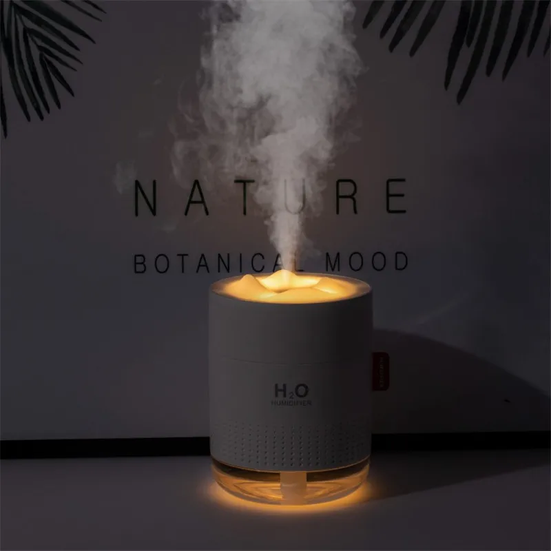 

Desktop Snow Mountain Air Humidifier Diffuser 500ML Capacity Colorful Night Light Mist Maker H2O Mini USB Sprayer