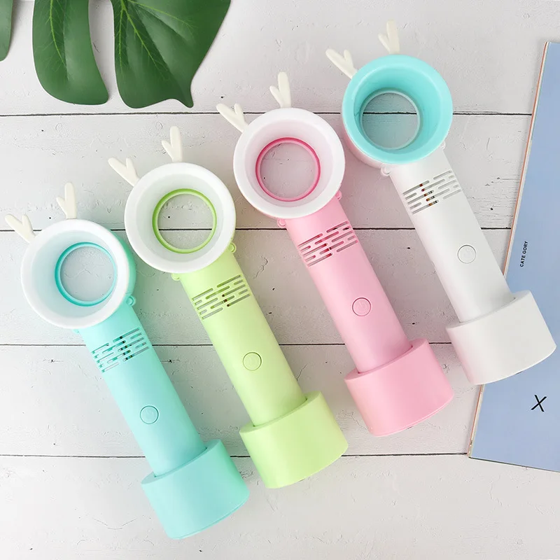 Новейший портативный ручной безлопастный вентилятор USB Перезаряжаемый