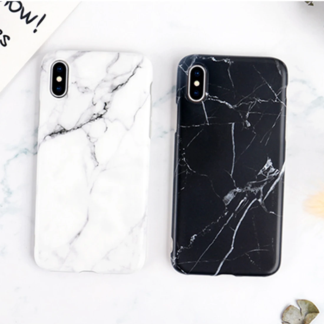 Тонкий мягкий гибкий мраморный чехол TPU с мраморным рисунком для iPhone 8 7 6 6S Plus X 5 5S SE