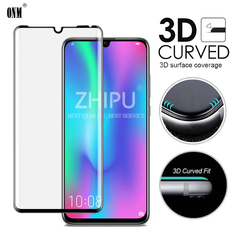 3D изогнутое закаленное стекло для huawei P30 Pro Защита экрана полностью