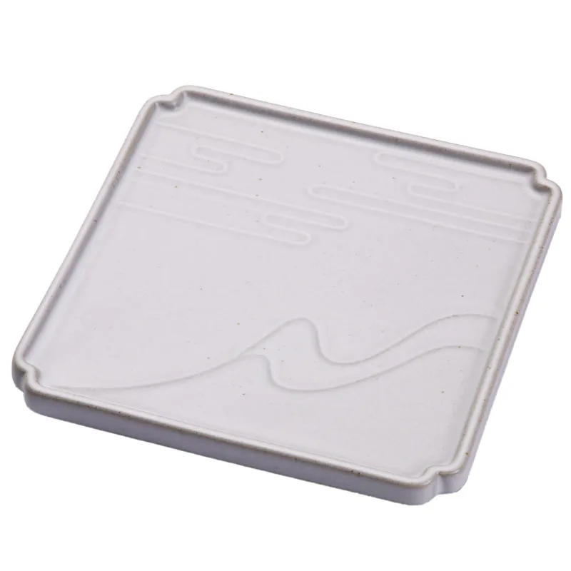 Цзиндэчжэнь ручная печь изменена на японский стиль сухой поднос для чая с