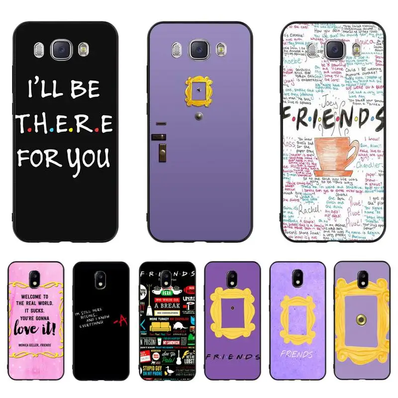 Чехол HTXian для телефона с глазком и дверным каркасом ТВ шоу друзей Samsung J7 J8 J6 J4Plus J5