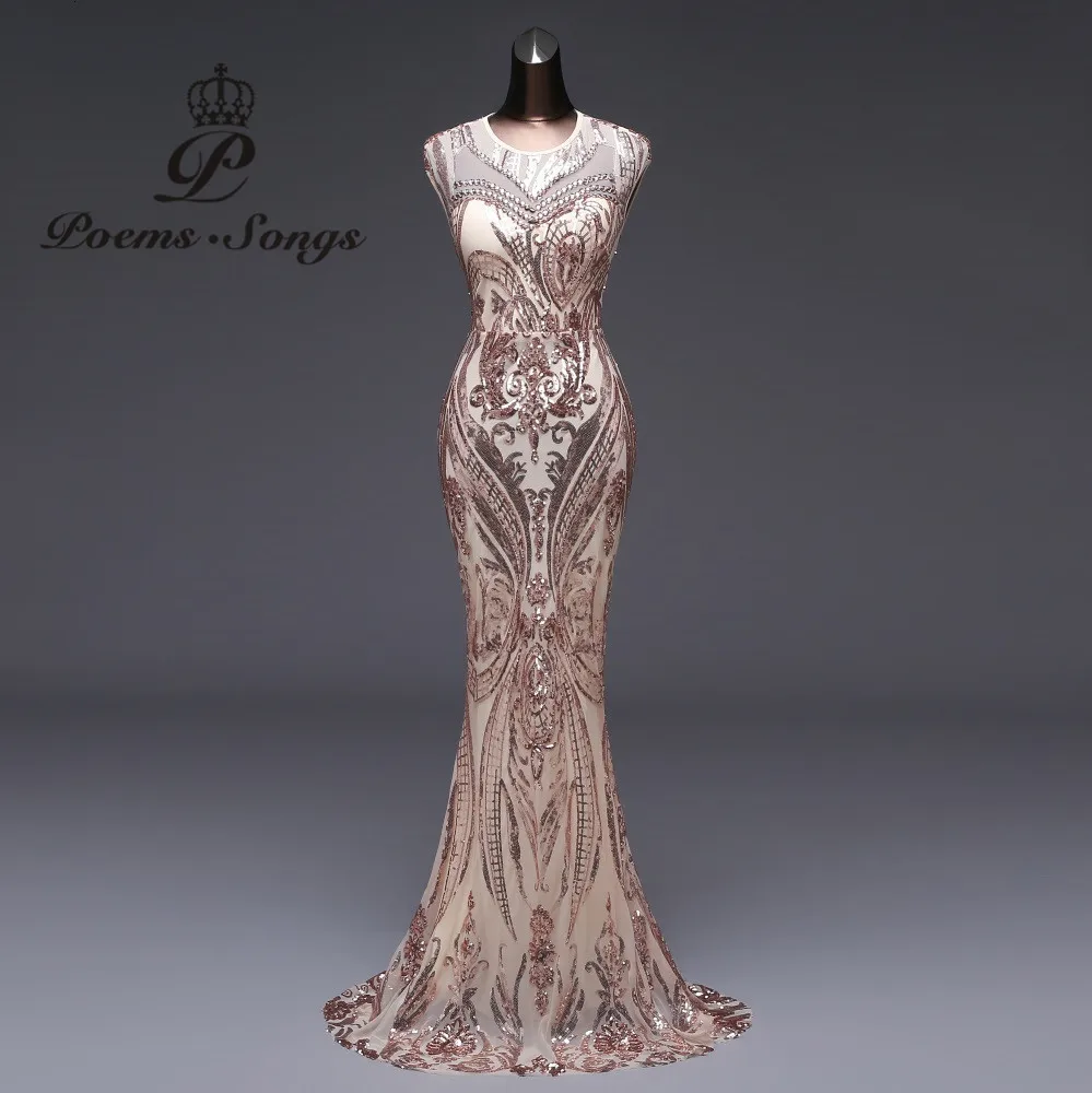 Стихи песни Новое Элегантное синее вечернее платье с блестками vestido de festa официальное вечернее платье длинное платье с блестками длинное платье для выпускного вечера