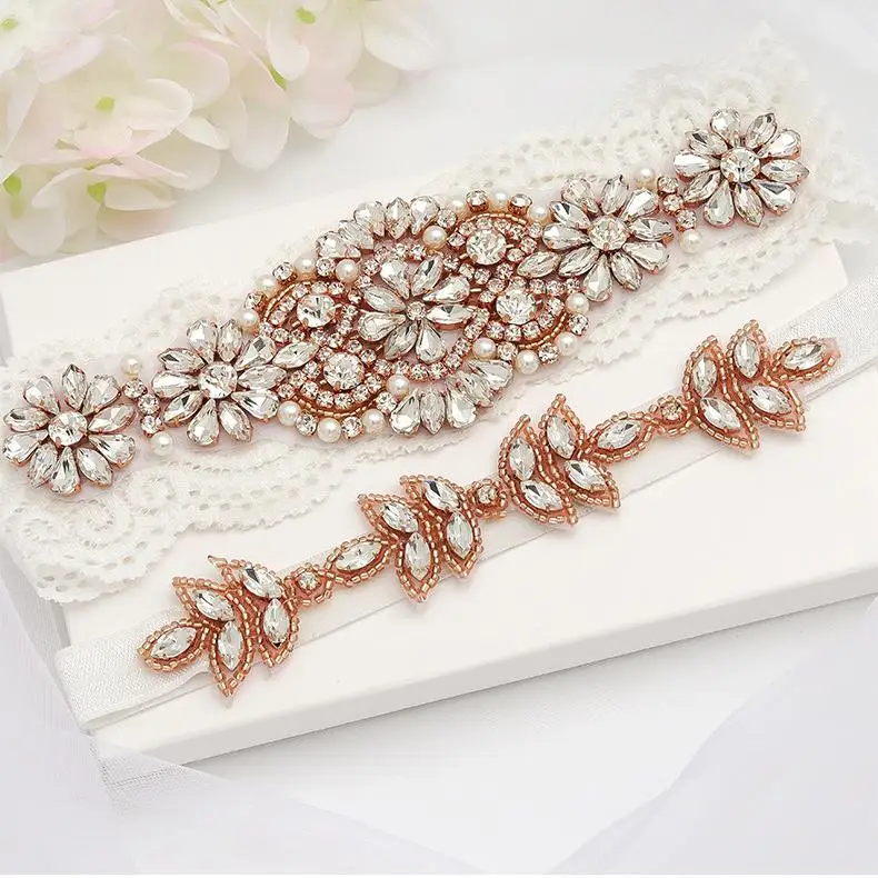 Винтажные Свадебные Подвязки жемчужные стразы браслеты для ног сексуальные