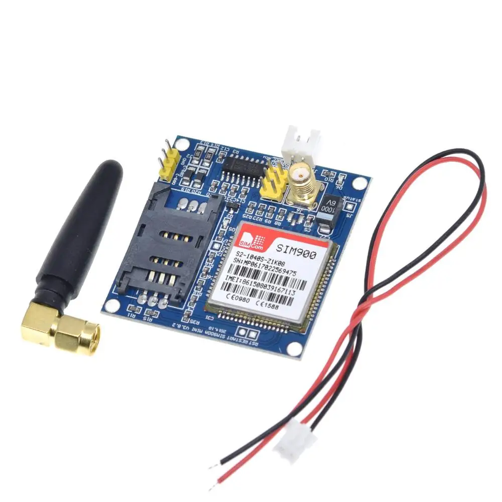 Модуль беспроводной передачи данных Sim900a Sim900 Mini V4.0 Gsm Gprs комплект с антенной C83 |