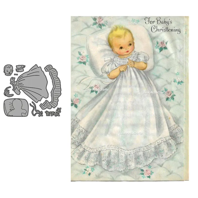 Милые маленькие детские режущие штампы трафарет для изготовления карт день