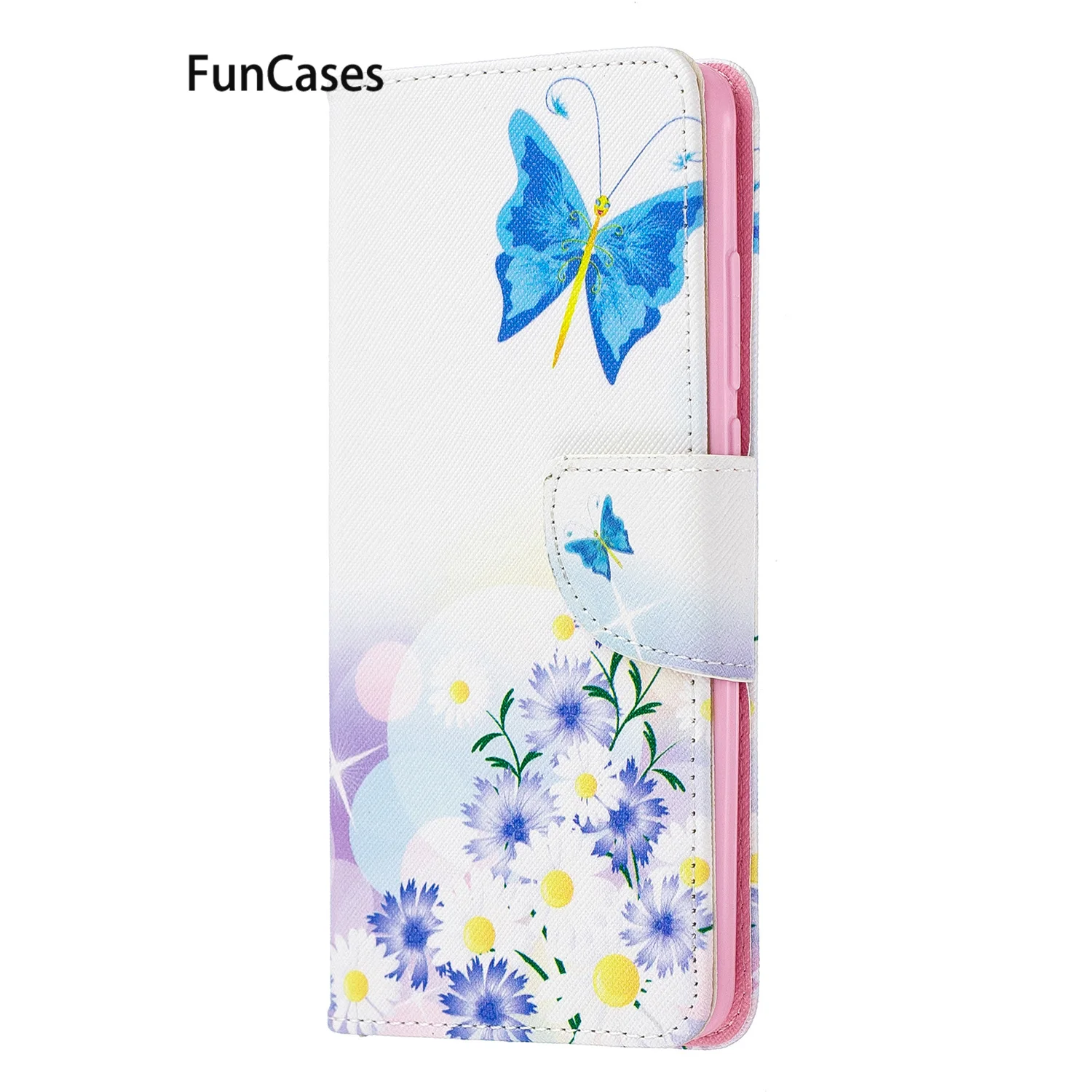 Чехлы Girly для Xiaomi carcaso Redmi K20 бабочка искусственная кожа книга флип чехол телефона