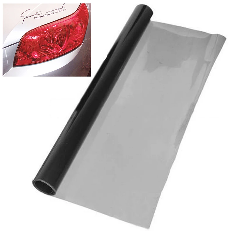 1pc 30x120cm Car Auto Styling Deep Grey Headlight Sticker Tail Brake Light Tint Vinyl Wrap Film Sheet Cover Protection Tool 1pc 30x120cm Car Auto Styling Deep Grey Headlight Sticker Tail Brake Light Tint Vinyl Wrap Film Sheet Cover Protection Tool