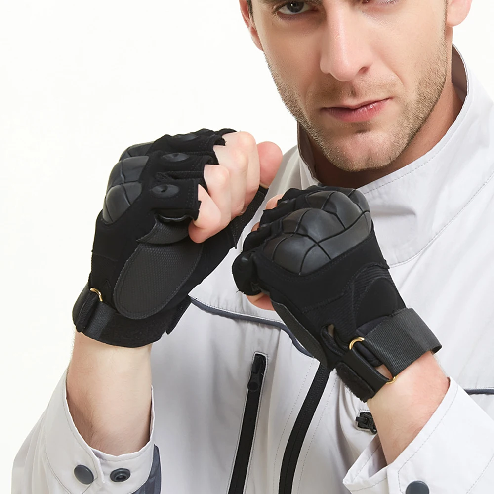 Перчатки для мотоциклистов без пальцев перчатки мотокросса тактические езды на