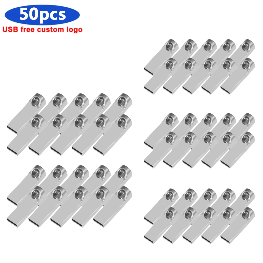 

Флеш-накопитель usb2.0 50 шт./лот, флеш-накопитель объемом 128 ГБ, 64 ГБ, флеш-накопитель объемом 16 ГБ, 8 ГБ, металлическая память объемом 32 ГБ, карта п...