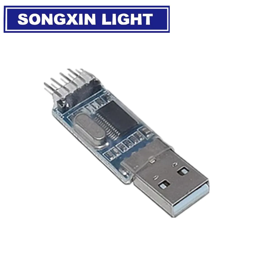 1 шт. SAMIORE ROBOT PL2303 модуль USB-to-TTL upgrade nine brush board PL2303HX STC MCU загрузочный кабель щетка line |