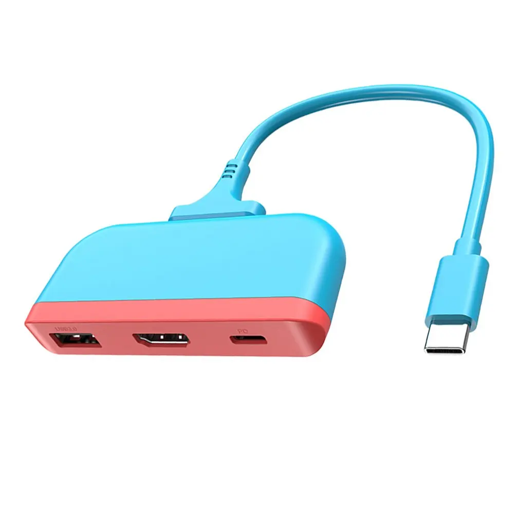 

Док-станция для телевизора, док-станция для Nintendo, выключатель, USB C на 4K HDMI, совместим с USB 3,0 PD для Macbook Pro